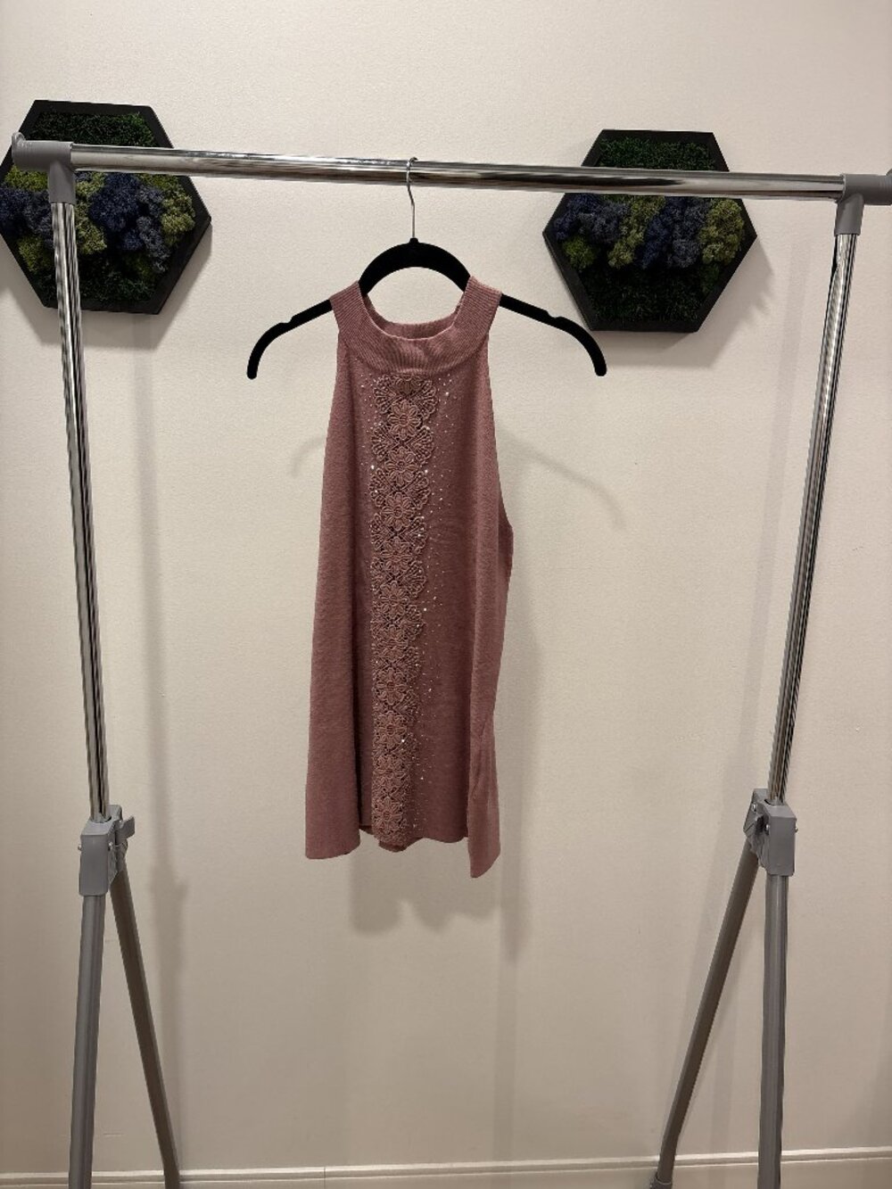 Pink Halter Neck Top